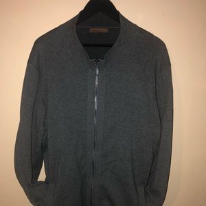 New with tag Corneliani gray cardigan jacket